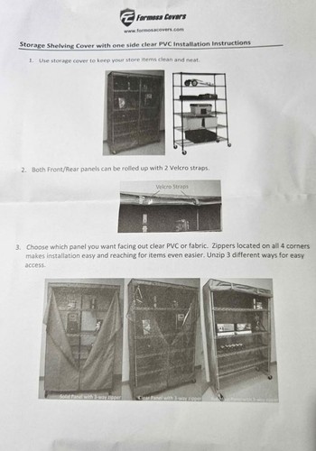 Shelf cover wire shelving - cover,