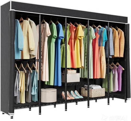 Heavy duty clothes rack with - heavy,
